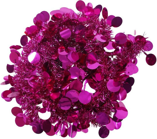 Alista Home Christmas Plastic Pink Garland 11x200cm
