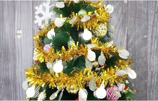Alista Home Weihnachtsgirlande Kunststoff Gold 11x9cm