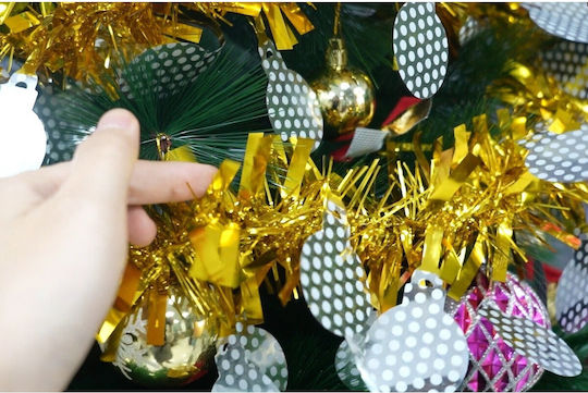 Alista Home Weihnachtsgirlande Kunststoff Gold 11x9cm