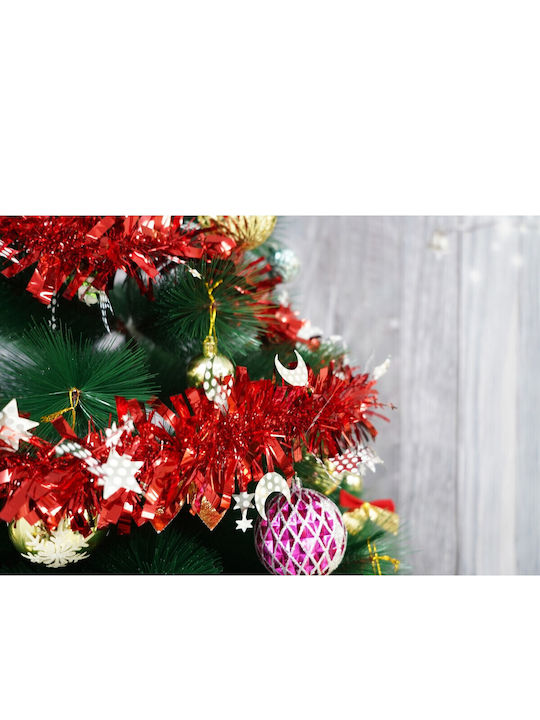Alista Home Christmas Plastic Red Garland 9x9cm