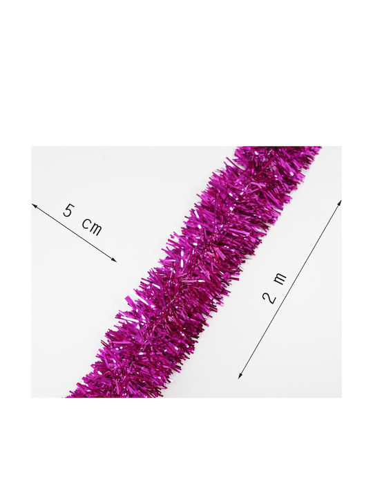 Alista Home Ghirlandă De Crăciun Din Plastic Roz 5x200cm