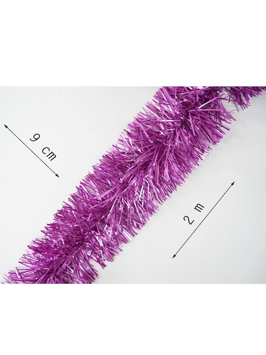 Alista Home Ghirlandă De Crăciun Din Plastic Roz 9x200cm