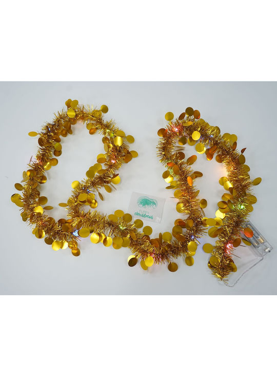 Alista Home Ghirlandă Iluminată Din Plastic Auriu 5x200cm