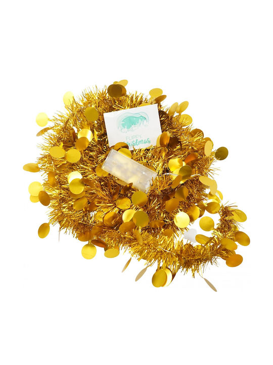 Alista Home Ghirlandă Iluminată Din Plastic Auriu 5x200cm