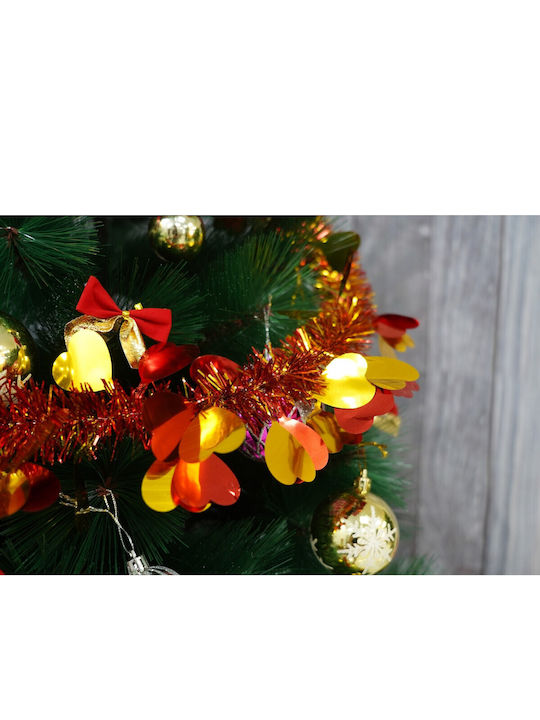 Alista Home Weihnachtsgirlande Kunststoff Rote 9x9cm