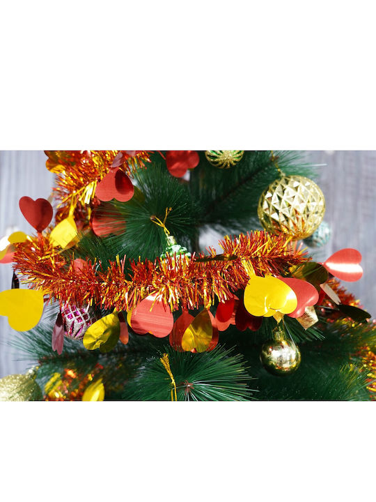 Alista Home Weihnachtsgirlande Kunststoff Rote 9x9cm