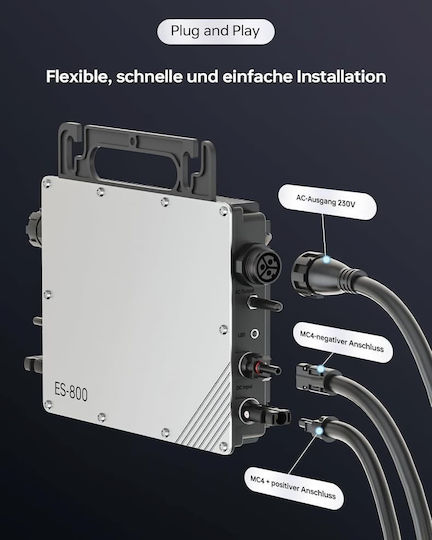 Tipa Wechselrichter Nennleistung 800W Einphasig ES-800