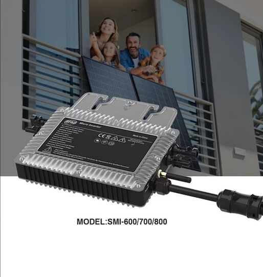 Jesudom Inverter Μπαλκονιού 800W WiFi με App TUYA για Φωτοβολταϊκά