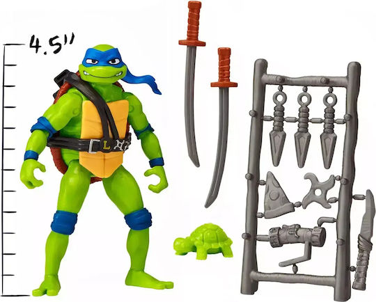 Action Figure Mutant Mayhem Leonardo Basic Teenage Mutant Ninja Turtles 14cm