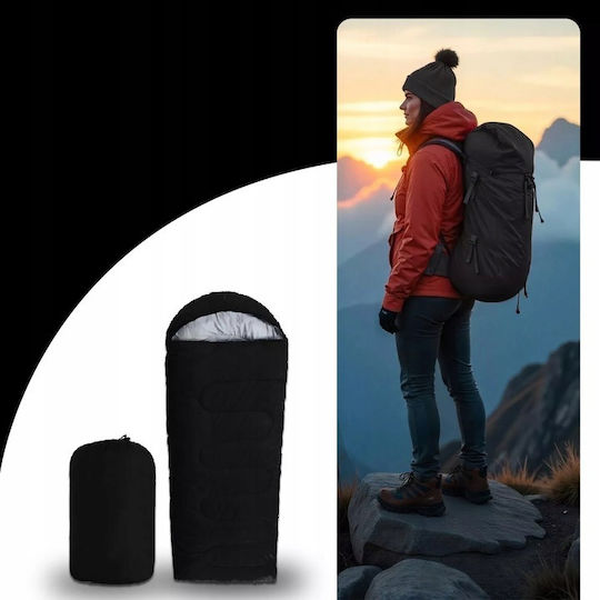 Sac de Dormit Single Negru
