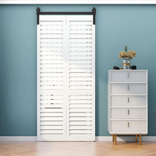 Sliding Door Mechanism 100cm Black