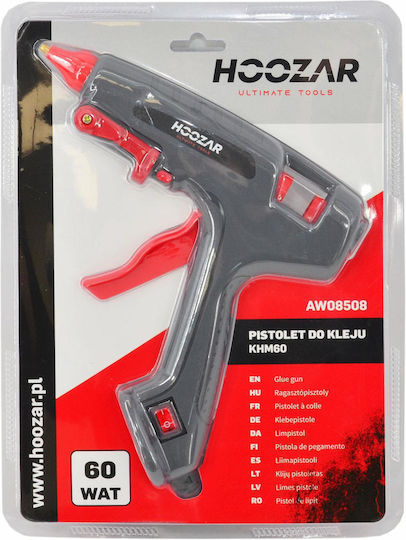 Hoozar Πιστόλι Θερμοκόλλησης 60W για Ράβδους Σιλικόνης 11mm