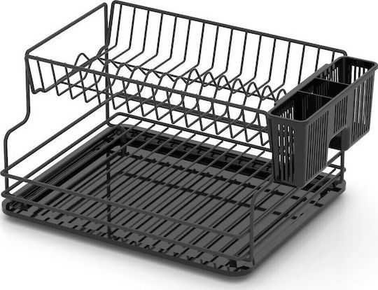 Tekno-Tel Metallisches Schwarz Spülbeckenablauf 36x30x21cm