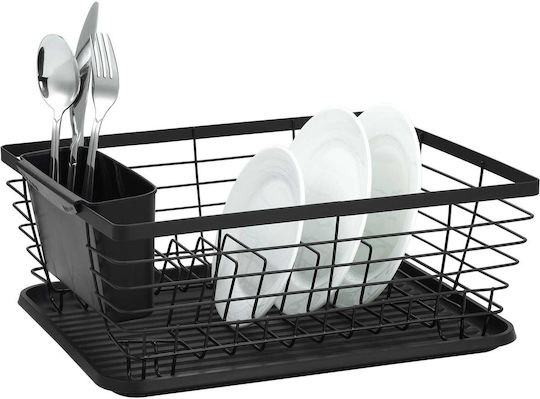 KING Hoff Spülbeckenablauf Inox Schwarz 36.3x30.2x14.5cm