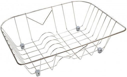 Sanitec No3 Sink Strainer Inox Silver 40x31cm
