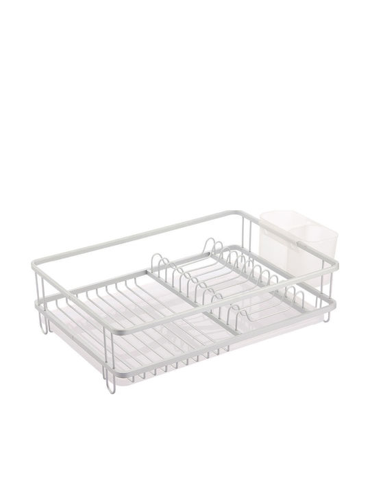 Estia Aluminum Sink Drainer White 12x50x30cm