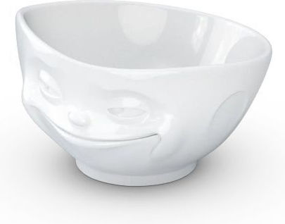 58Products Grinning Кръгла Порцеланова Съд За Сервиране Бяла