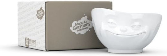 58Products Grinning Кръгла Порцеланова Съд За Сервиране Бяла