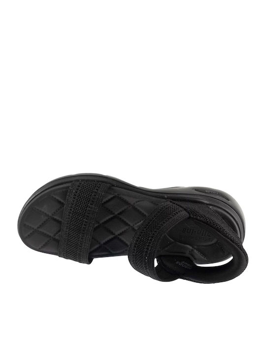 Go Walk Arch Fit 2.0 Γυναικεία Σανδάλια Μαύρα