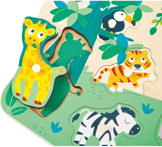Holz Kinderpuzzles Abgesteckt 10 Stück Hape