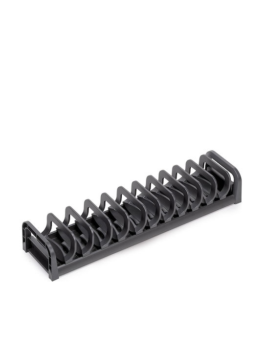 Emuca Plastic Cabinet Dish Rack in Gray Color 47x12cm