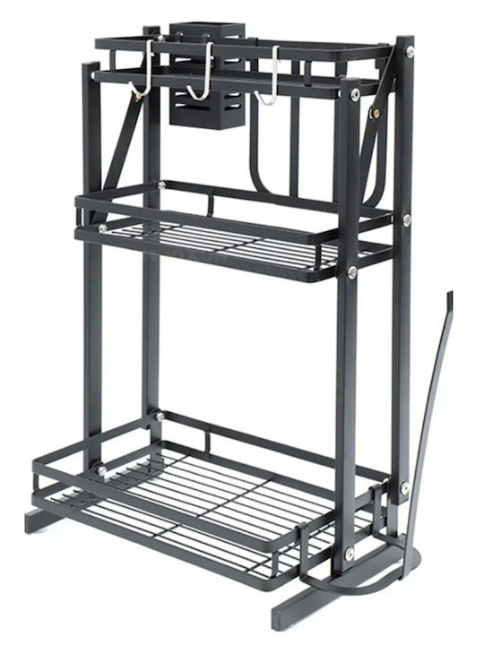 Suport De Masă Metalic 40x35x22.5cm Negru