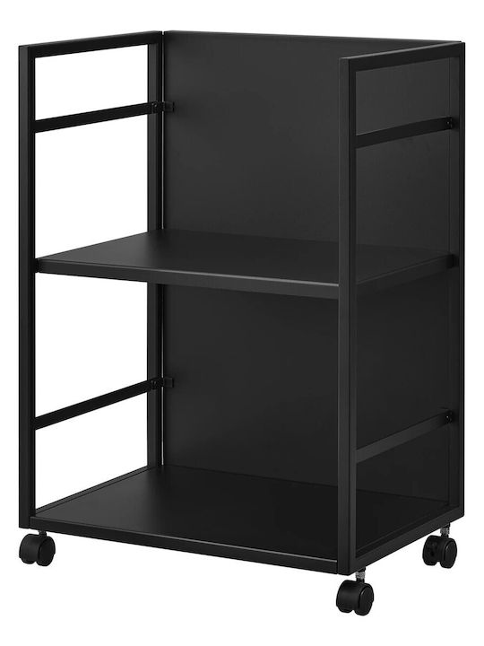 Yamazaki Yamazaki Kitchen Cart Metallic 2 Tiers Black 32x42x60cm
