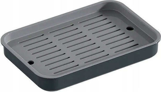 Verk Group Στραγγιστήρι Νεροχύτη Πλαστικό Γκρι 37x24.5cm