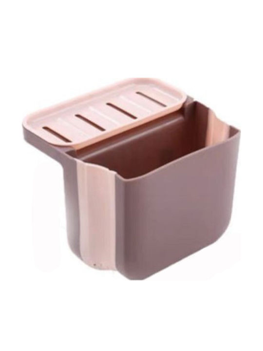 Suport Pentru Burete Din Plastic Roz 15.5x13.5cm