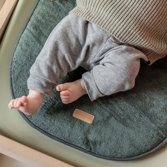 Nattou Soft Changing Pad Softy Made of Green Fabric 40x62cm