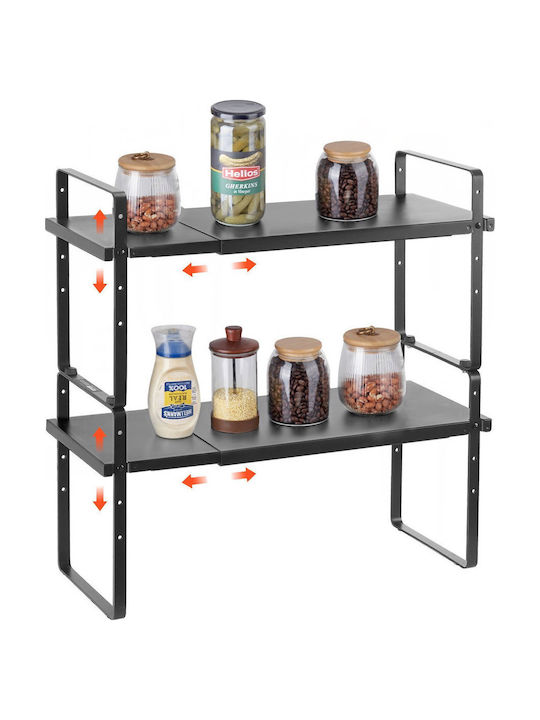Vevor Tischspiel Inox Küchenorganisationsständer 16cm Grau