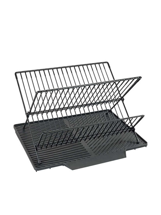 Wenko Στραγγιστήρι Νεροχύτη Inox Γκρι 34x40cm