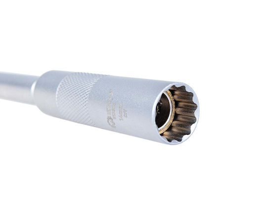 Cheie Bujiu Biți cu Cap Hexagonal Lung 14mm 3/8" 310mm Articulație Cardanică Pereți Subțiri Crv Geko