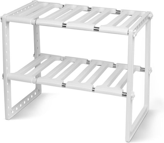Bewello Ραφιέρα Ντουλαπιού Πλαστική 47x26x38εκ. Λευκή Bewello Ραφιέρα Ντουλαπιού Πλαστική 47x26x38εκ. Λευκή