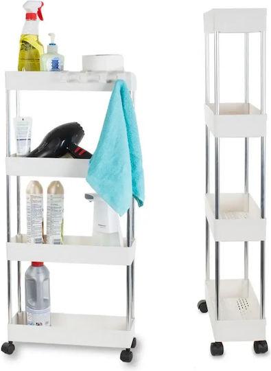 Verk Group Troler Plastic Capacitate 4 Alb Verk Group Troler Plastic Capacitate 4 Alb