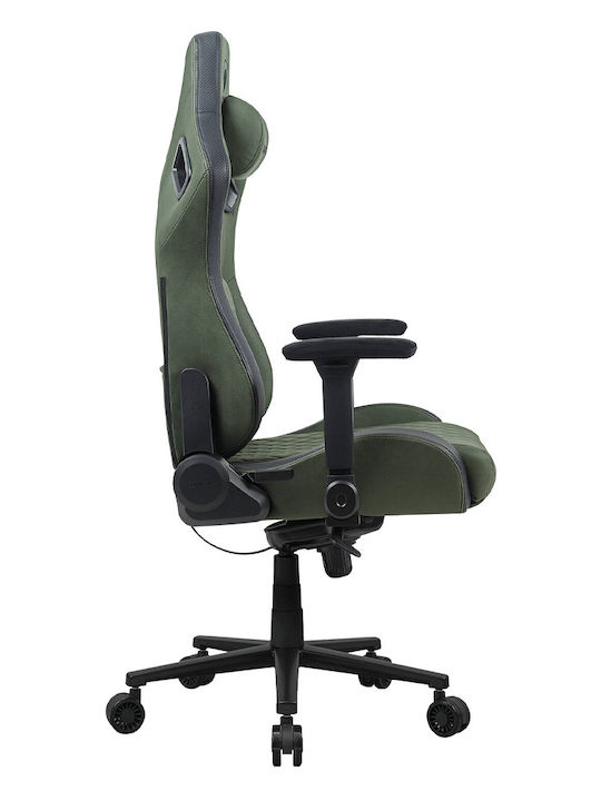 Cougar Defensor S Υφασμάτινη Καρέκλα Gaming με Ρυθμιζόμενα Μπράτσα Army Green F