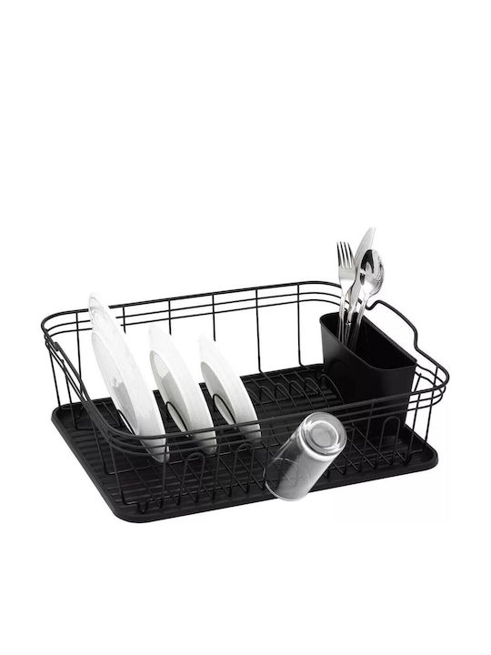 KING Hoff Metallic Black Sink Strainer 45x35.5x16.5cm