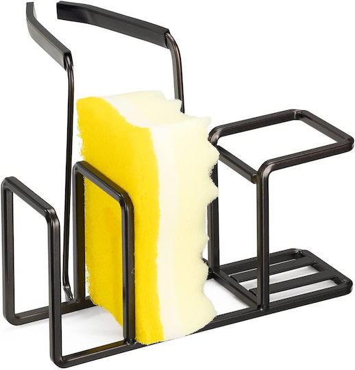 Navaris Θήκη για σφουγγάρι από Μέταλλο Μαύρο 18x17.5x13cm
