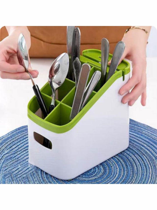Bază Suport De Scurgere Pentru Tacâmuri Din Plastic Albă