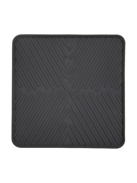 5Five Επιφάνεια Στεγνώματος Πλαστικό Μαύρο 30x30cm