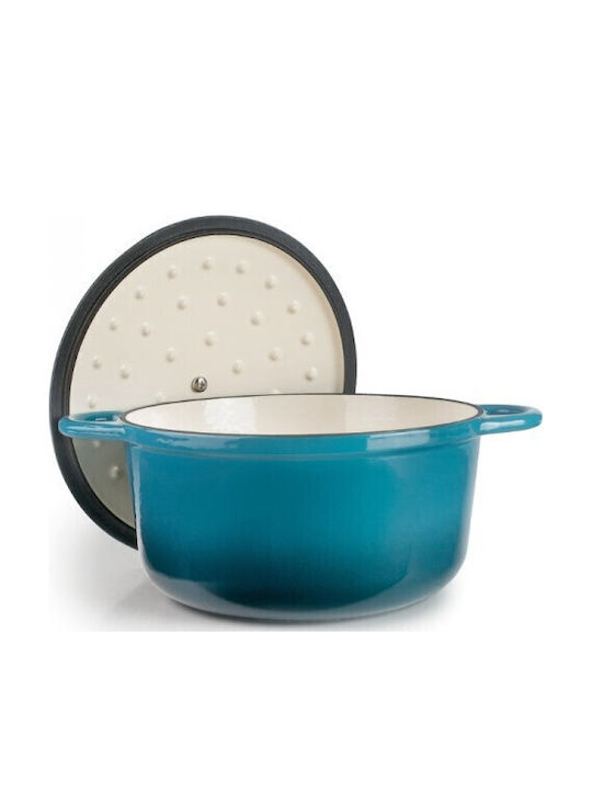 Lacor Deep Cast Iron Pot 3.5lt / 24cm
