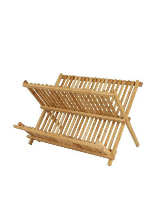 Στραγγιστήρι Νεροχύτη Ξύλινο Καφέ 43x36x28cm