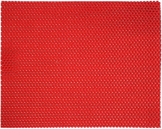 Douceur d'Intérieur Suprafață De Uscare Din Plastic Roșu 43x32cm Douceur d'Intérieur Suprafață De Uscare Din Plastic Roșu 43x32cm