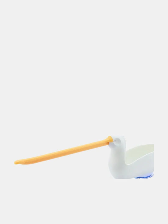 Uncle George Sponge Holder Made of White Plastic 29x8.5x8.5cm