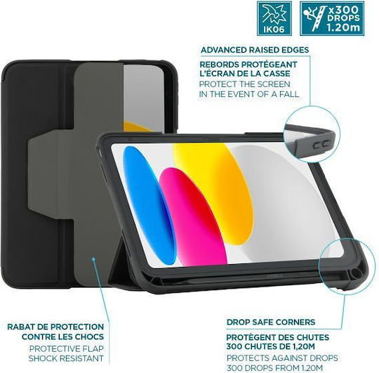 Mobilis Flip Cover Ανθεκτική με Πληκτρολόγιο Διάφανη (Ipad 11" (2025) / Ipad 10.9" (2022))