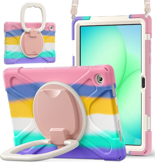 Strong Back Cover Περιστρεφόμενη Ροζ (Samsung Galaxy Tab A11 Plus)