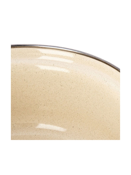 Orion Brown Deep Stainless Steel Pot 11.5lt