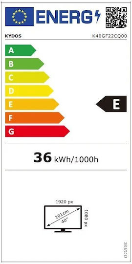 Kydos Smart Τηλεόραση 40" Full HD QLED K40GF22CQ00 (2024)