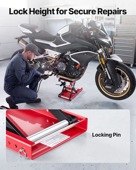 Vevor Central Motorcycle Frame Stand with Maximum Weight 499kg