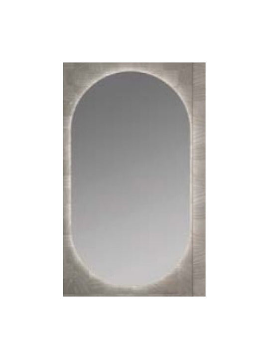 Savvopoulos Oval Bathroom Mirror Led 50x90cm